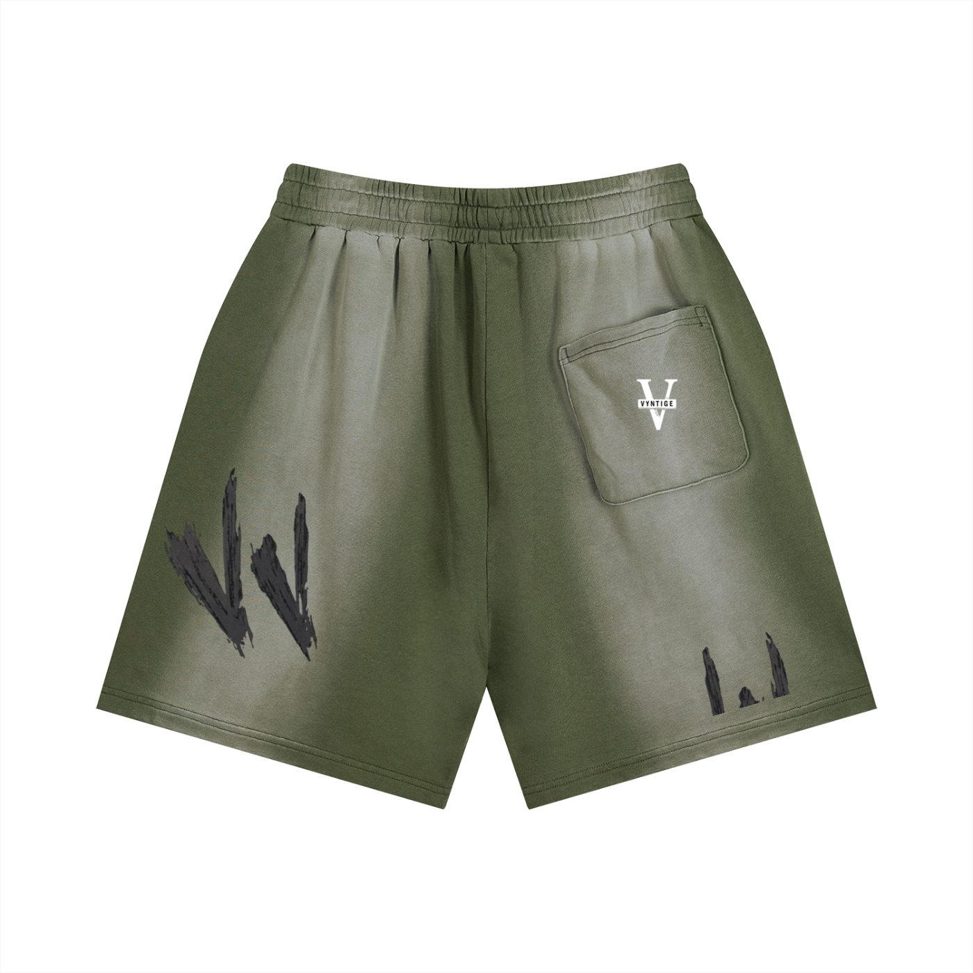 Sun Fade Distressed Shorts