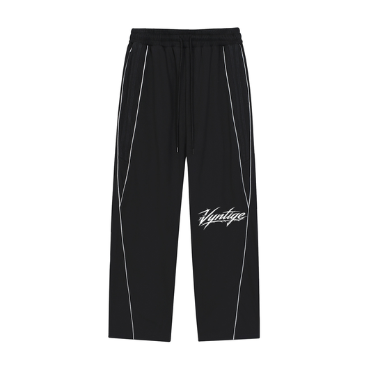 Reflection Striped Straight-Leg Sweatpants