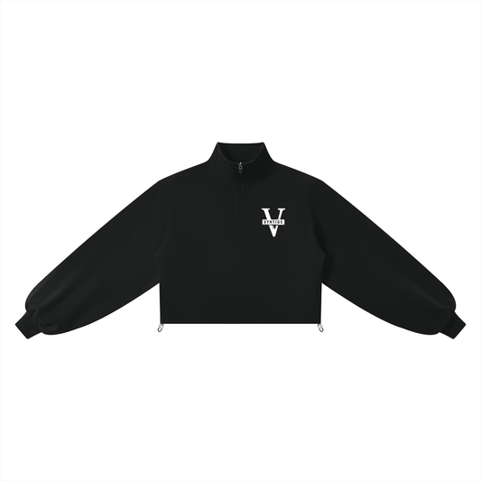 Women’s Mock-Neck Quarter-Zip Sweatshirt