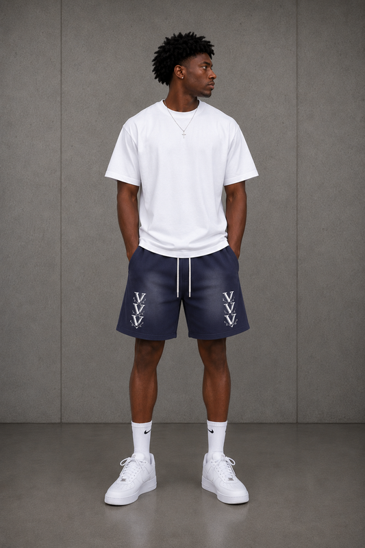 Vyntige Crew - Sun Fade Raw Edge Shorts