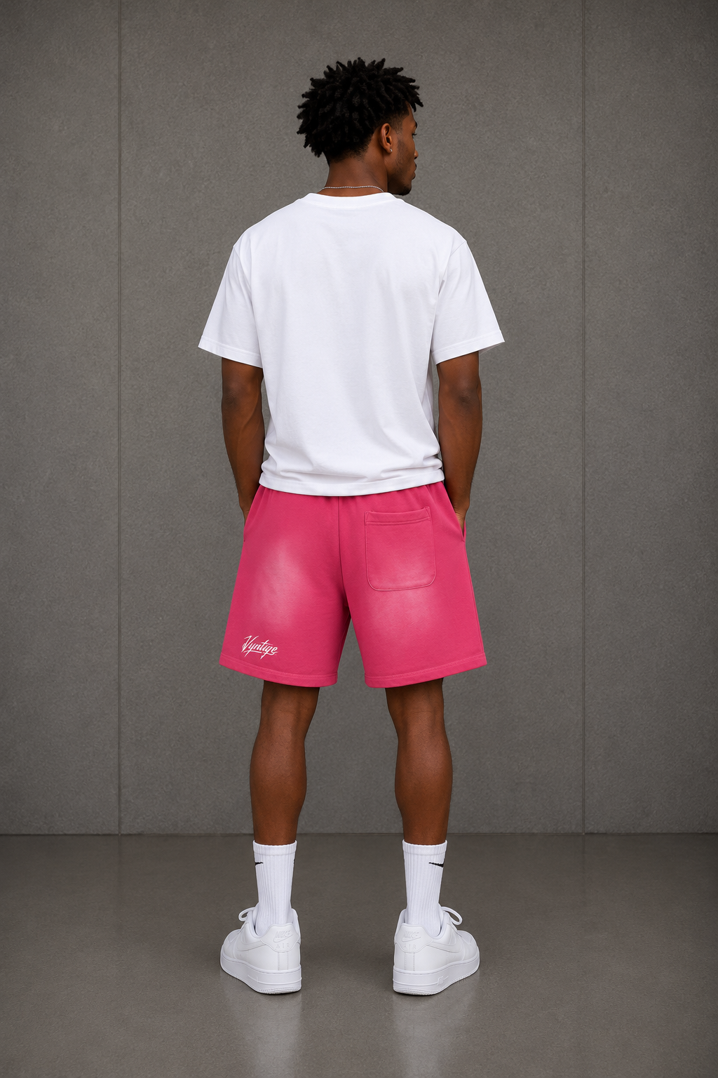 Vyntige Crew - Sun Fade Raw Edge Shorts