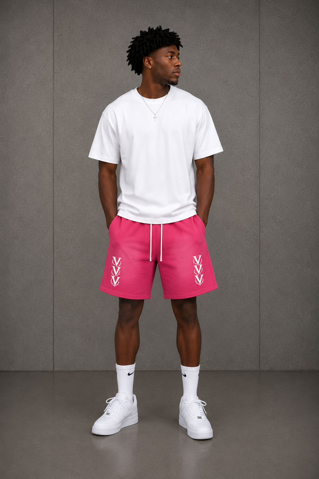 Vyntige Crew - Sun Fade Raw Edge Shorts